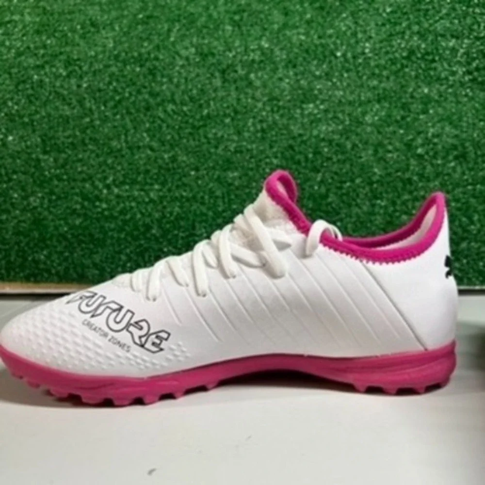 Puma Future Z 4.4 TT Soccer Cleats Mens Size 9 White Pink Turf Training New